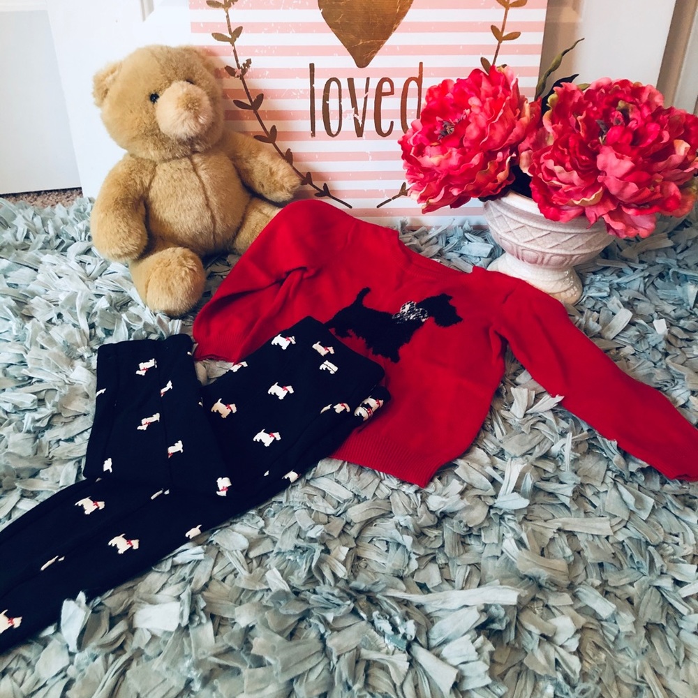 Toddler girl sweater set